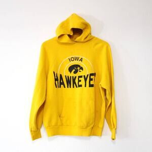 Vintage University of Iowa Hawkeyes Hooded Sweatshirt XL